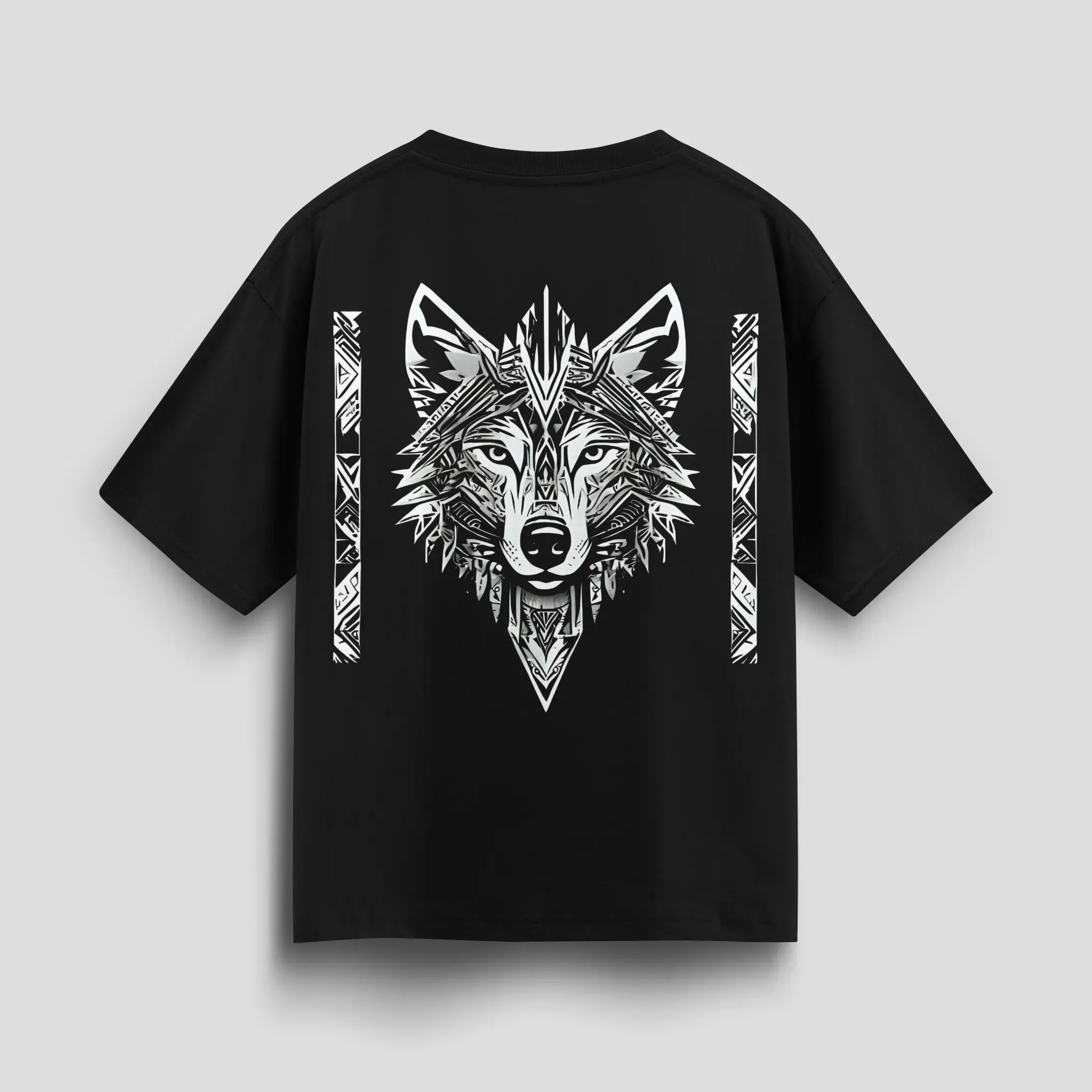 Runic Wolf oversized Tee