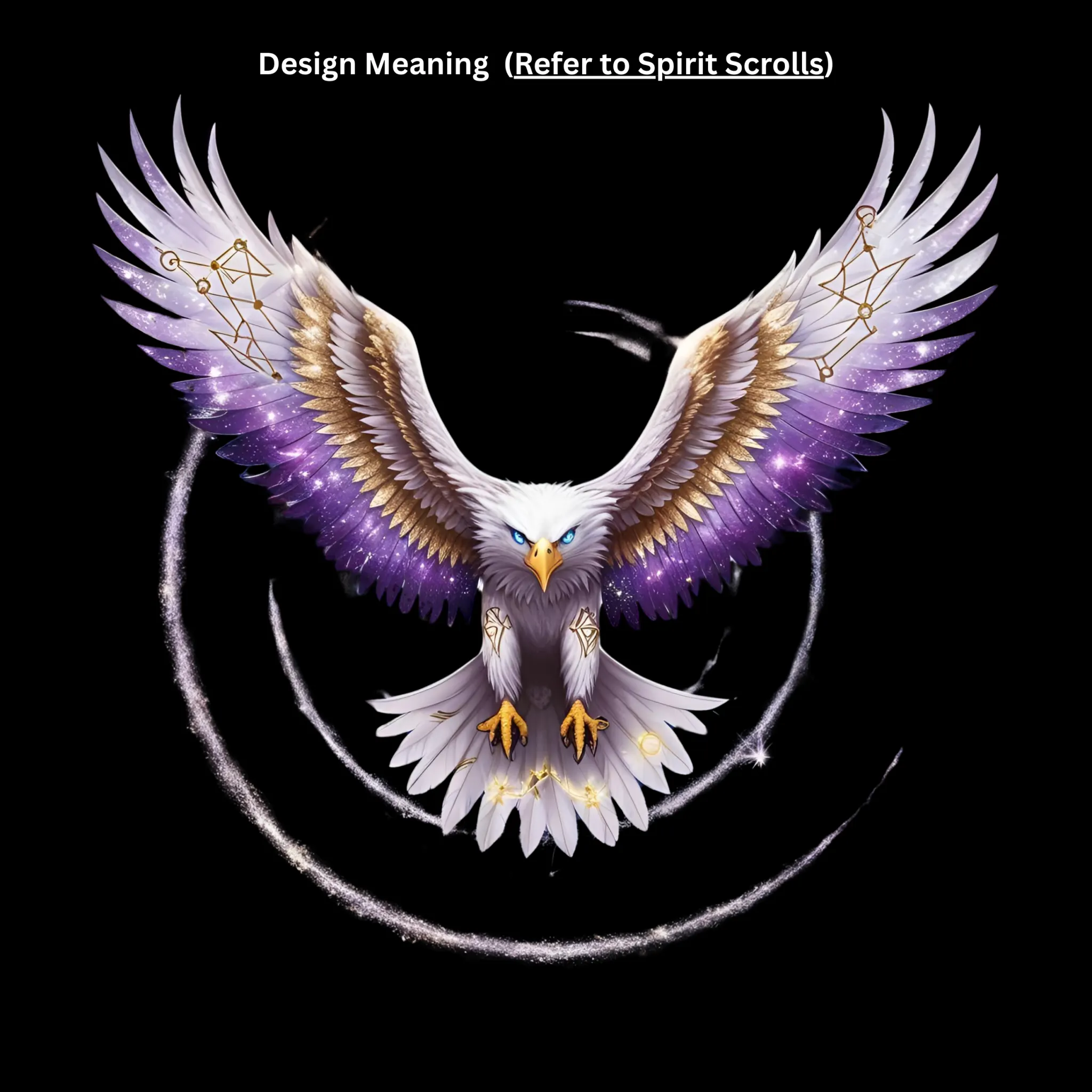 Omniscient Seer Eagle Oversized Tee - Image 4