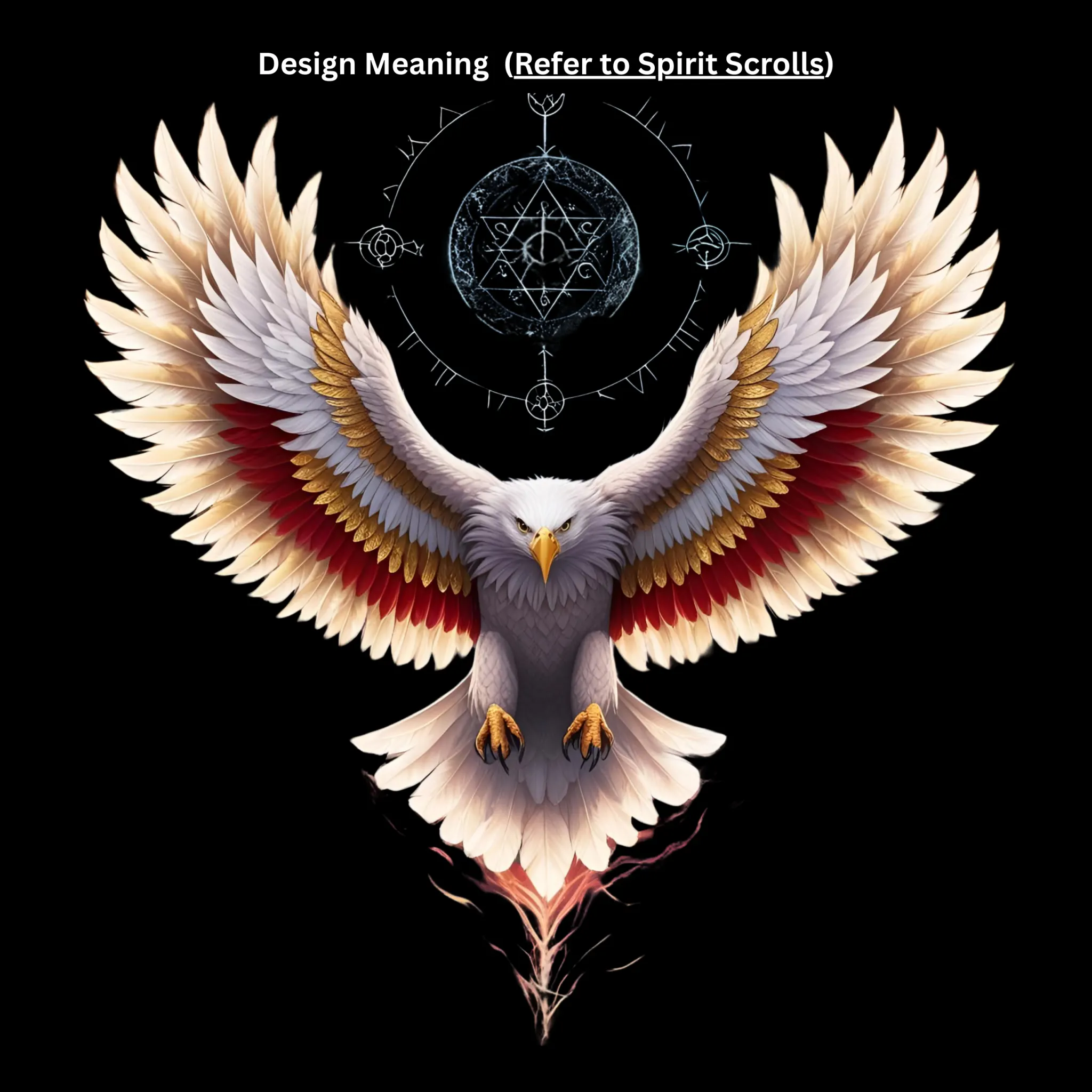 Sky Messenger Eagle Oversized Tee - Image 4