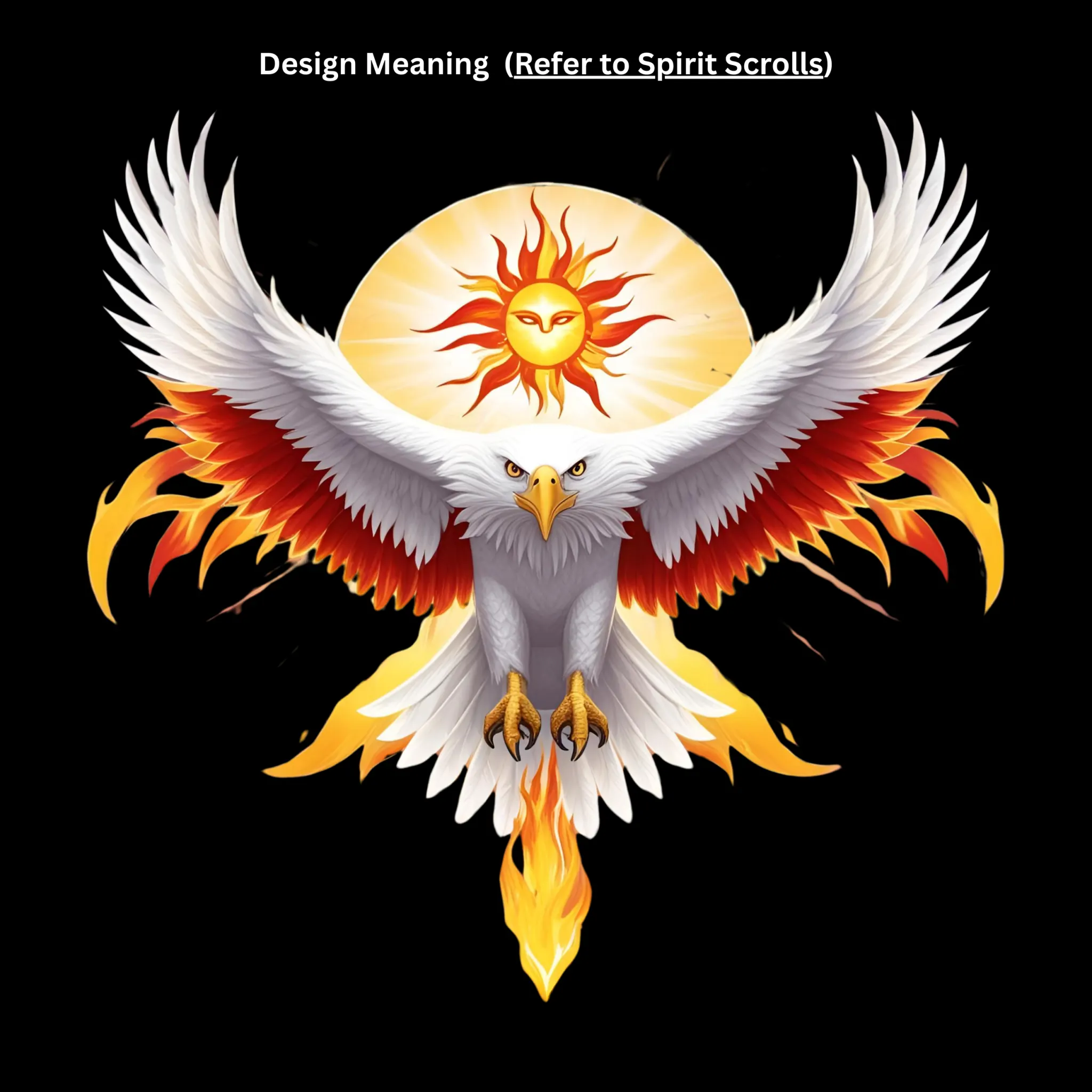 Sunfire Eagle Oversized Tee - Image 4