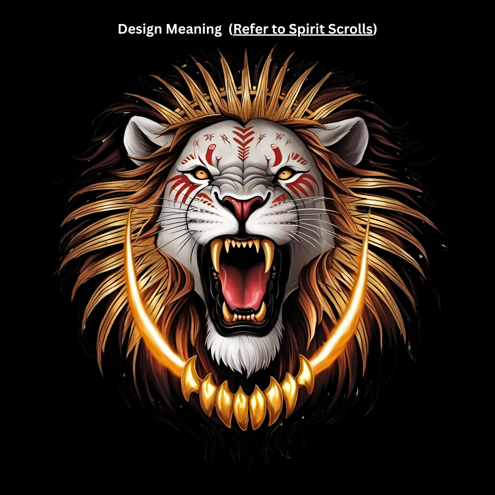 Celestial Lion Oversized Tee - Image 4