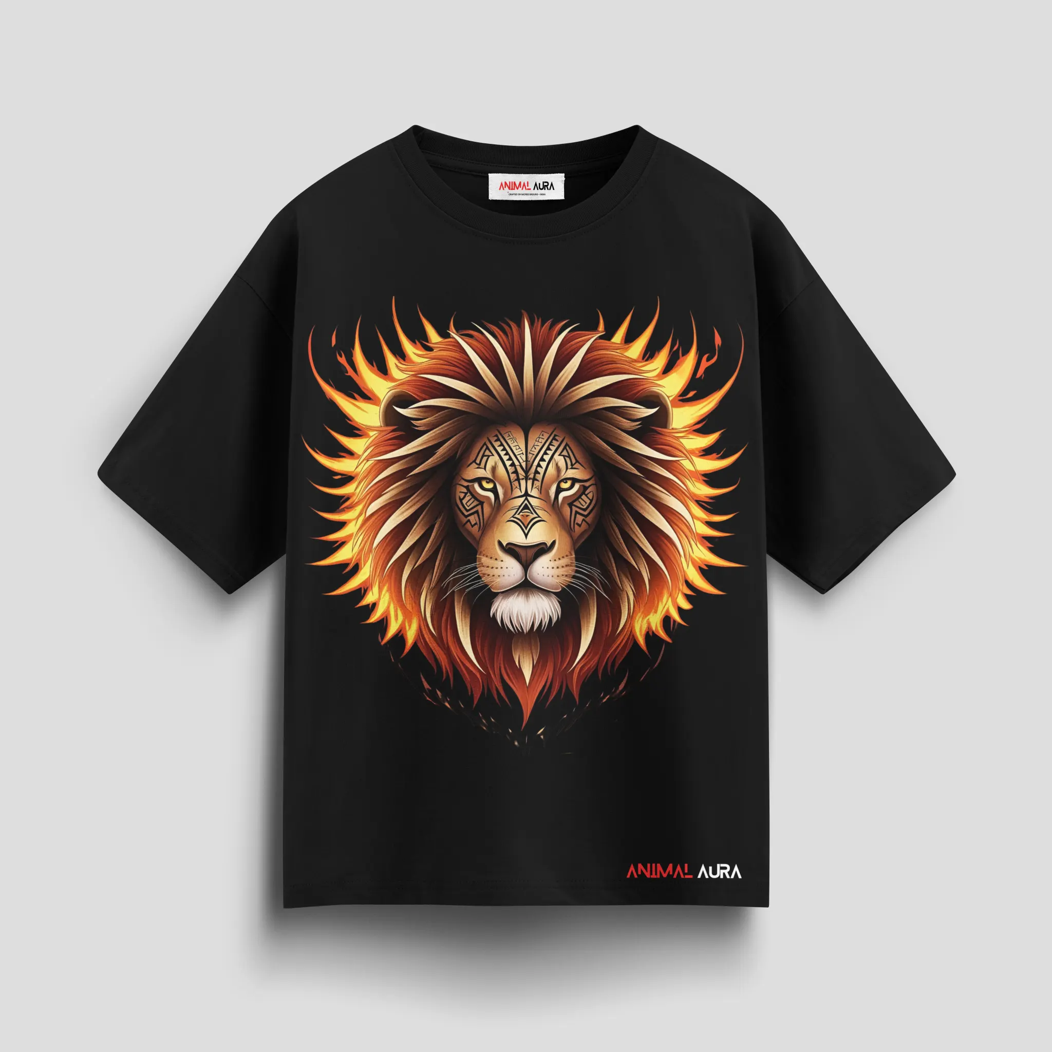 Sacred Guardian Lion Oversized Tee