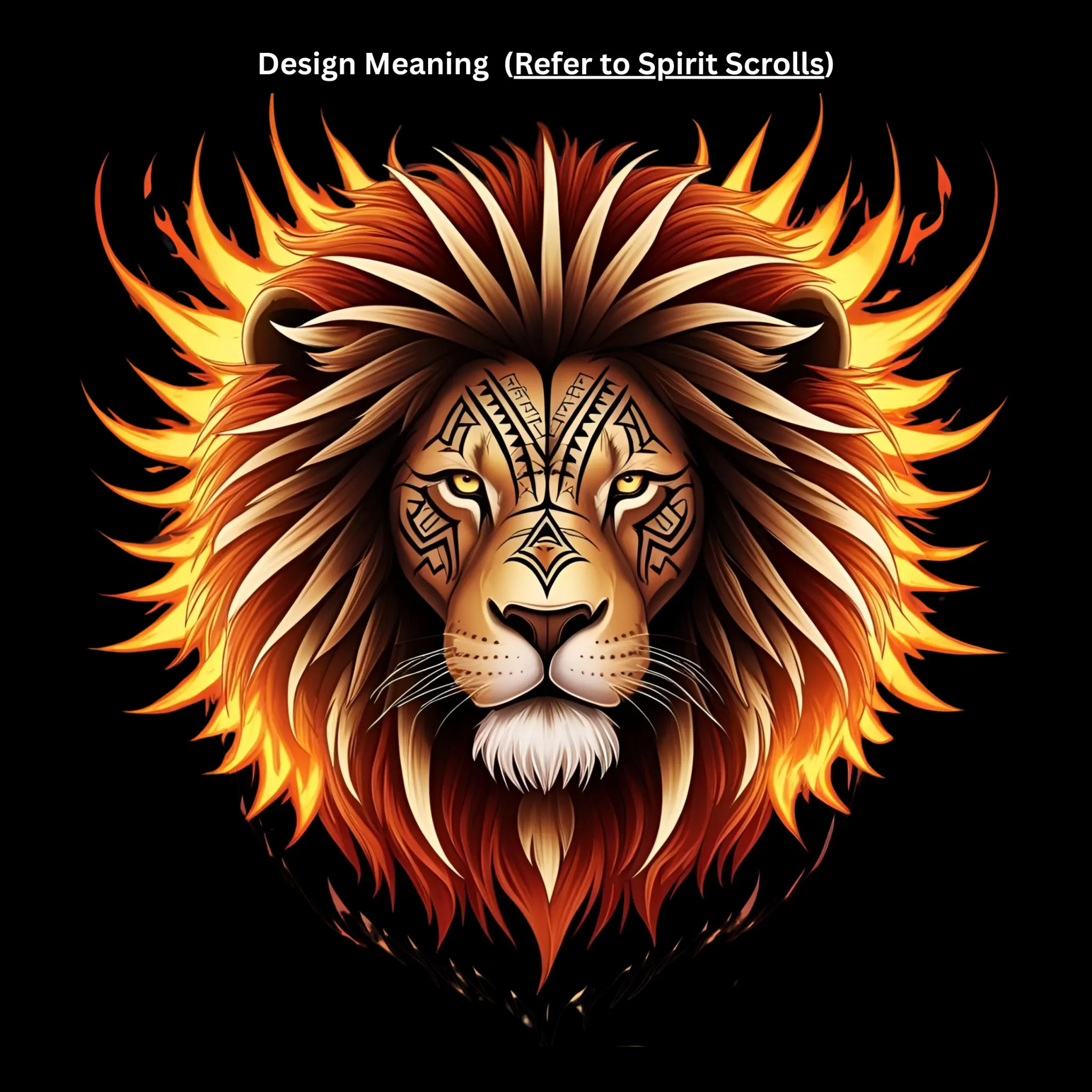 Sacred Guardian Lion Oversized Tee - Image 4