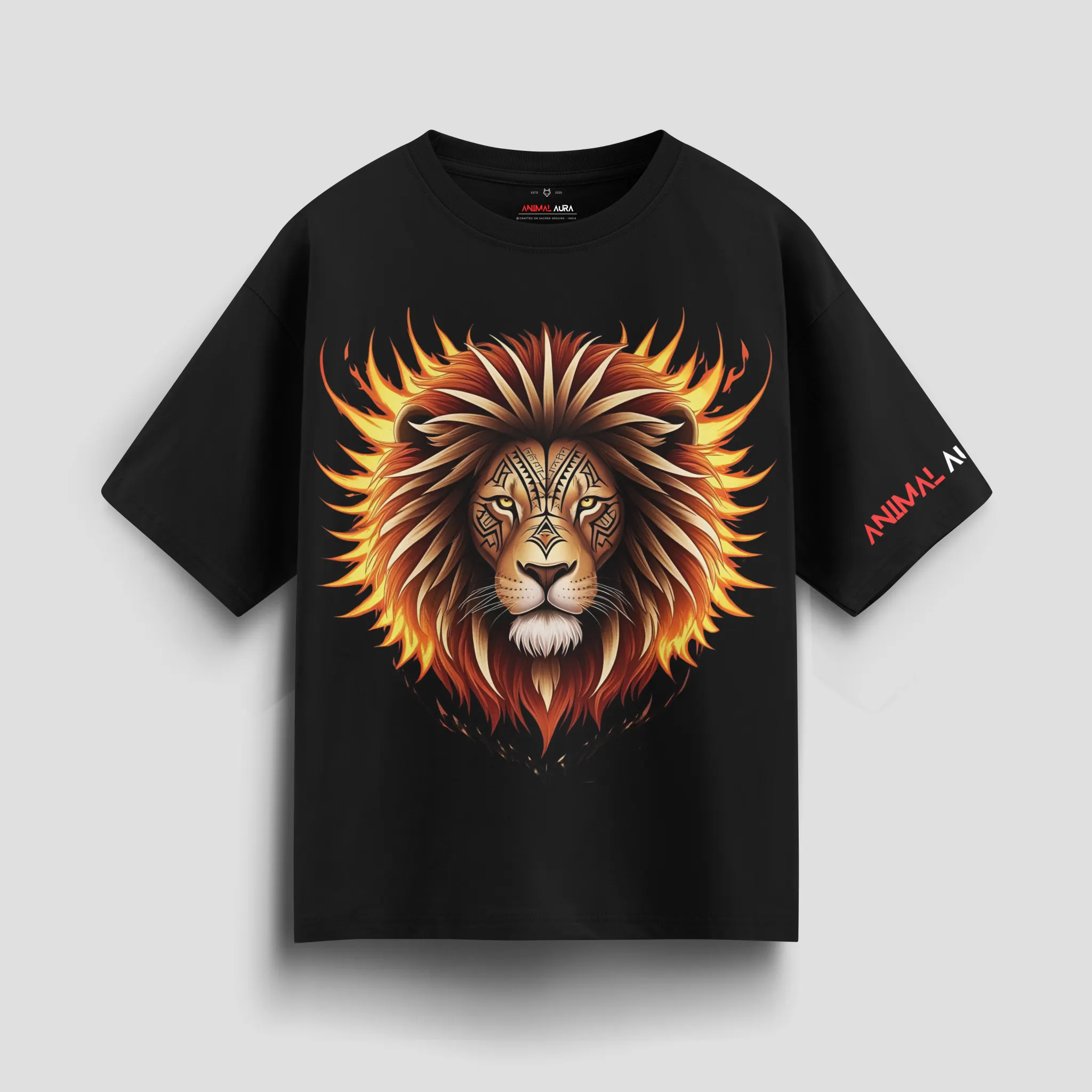 Sacred Guardian Lion Oversized Tee