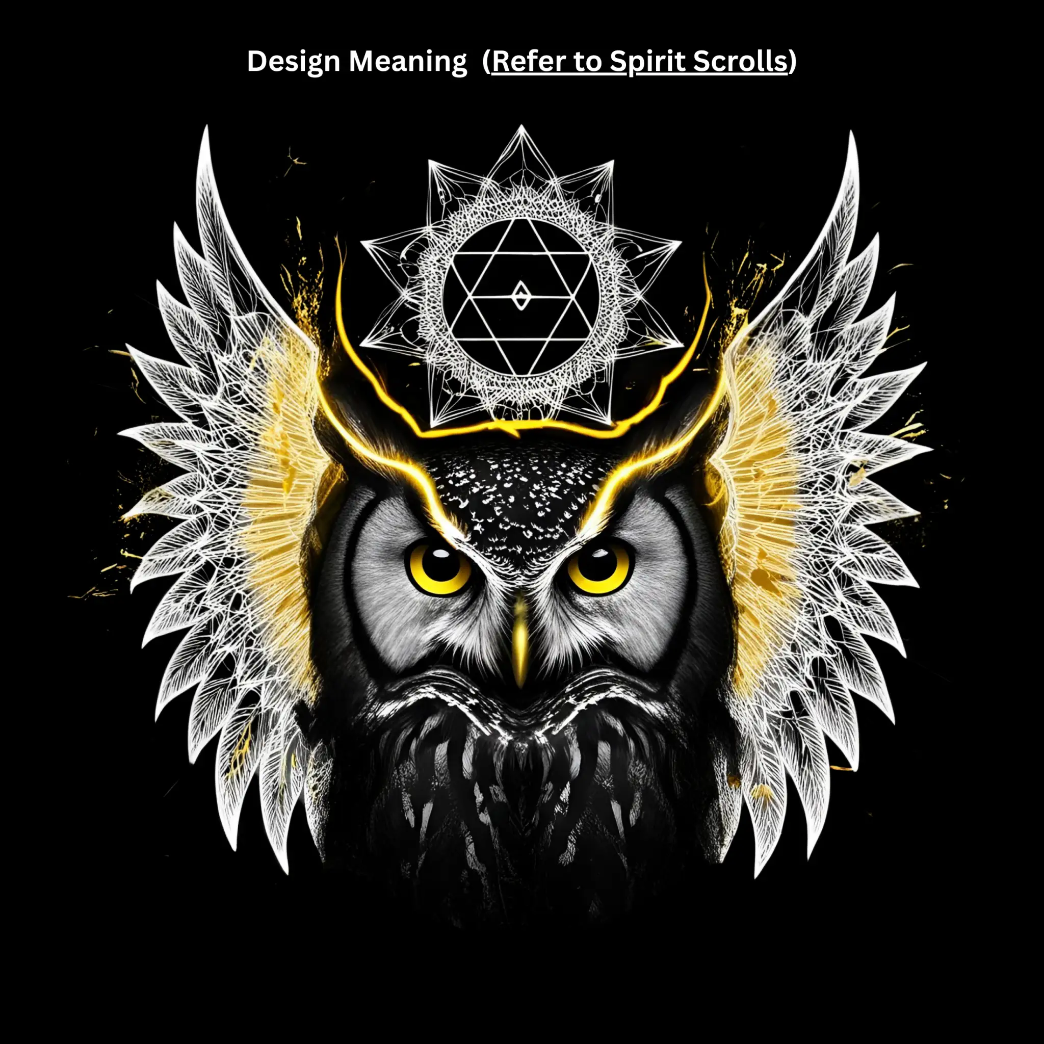 Eternal Seer Owl Oversized Tee - Image 4