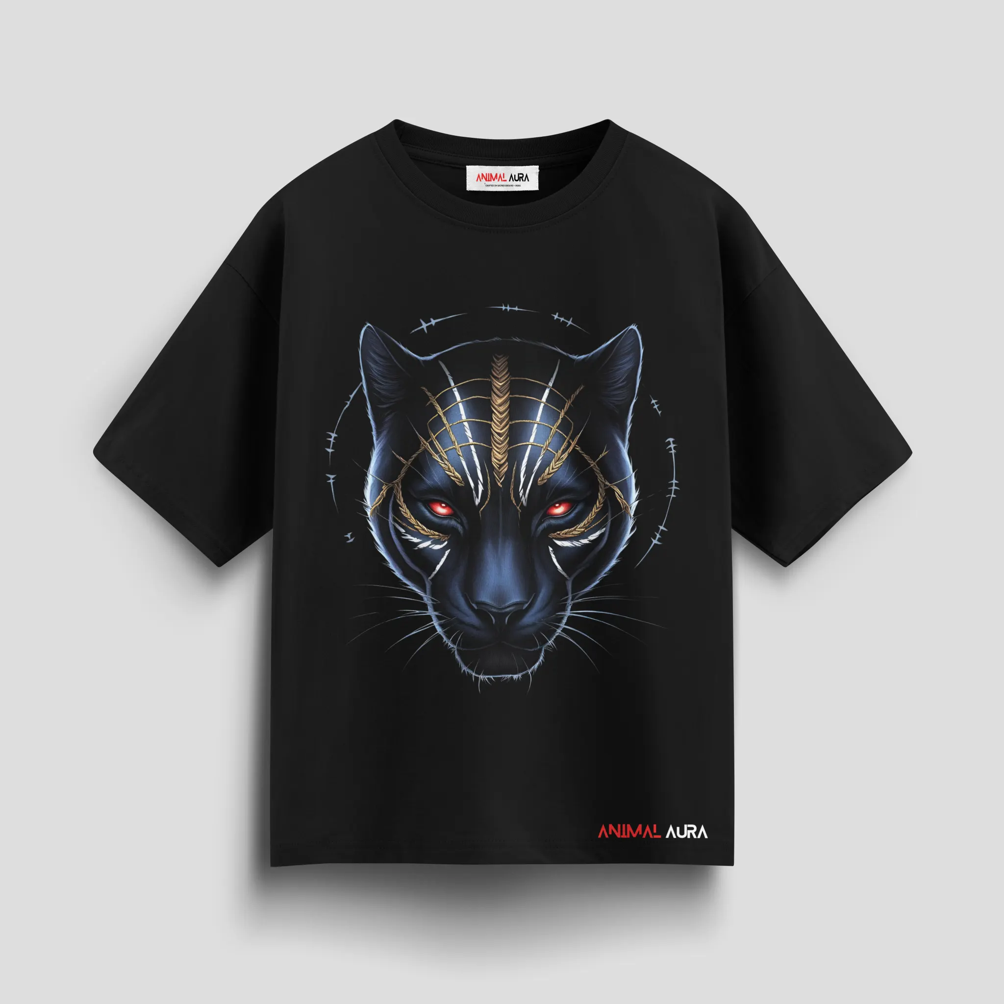 Shadow Monarch Panther Oversized Tee