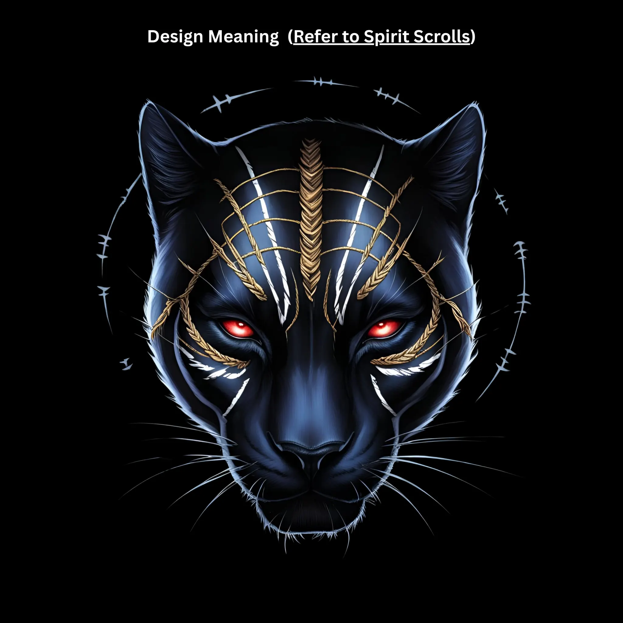 Shadow Monarch Panther Oversized Tee - Image 4