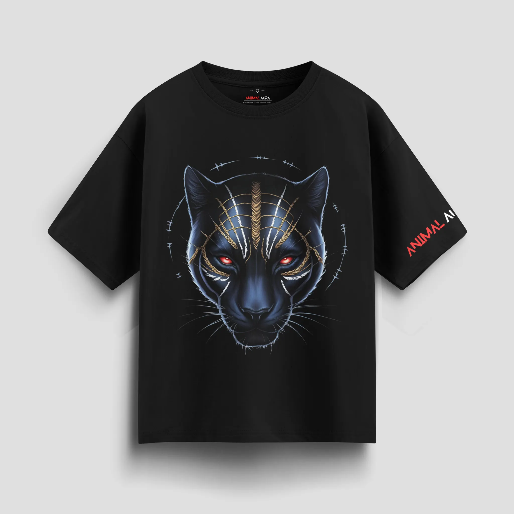Shadow Monarch Panther Oversized Tee