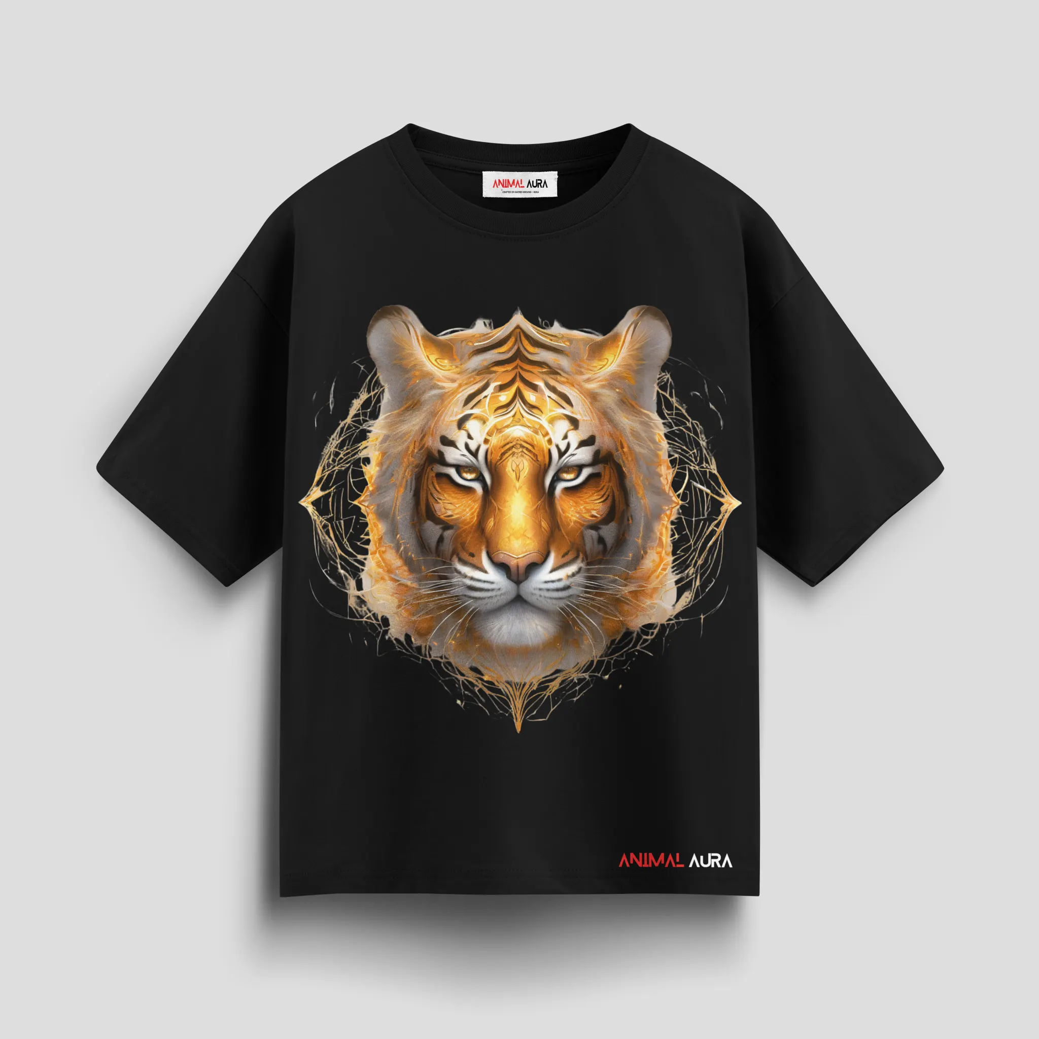 Crimson Spirit Tiger Oversized Tee