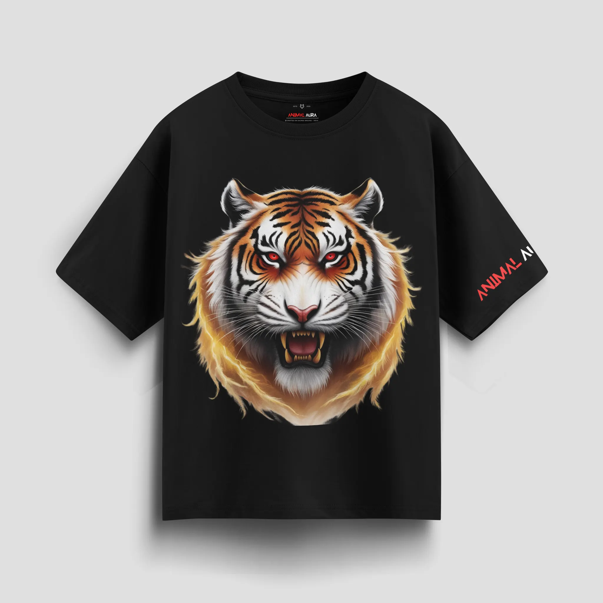 Red Eye Tiger Oversized Tee