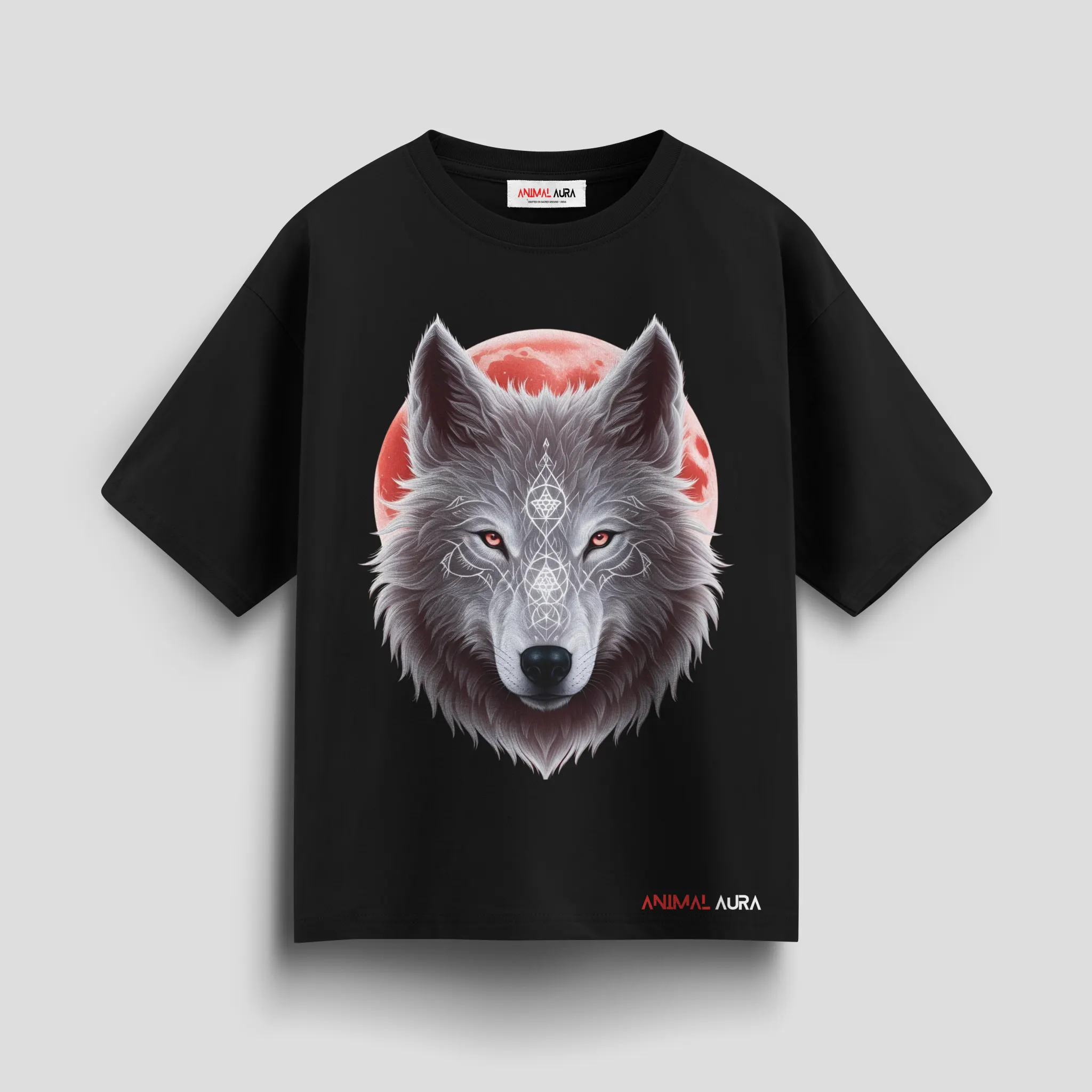 Celestial Wolf Oversized Tee