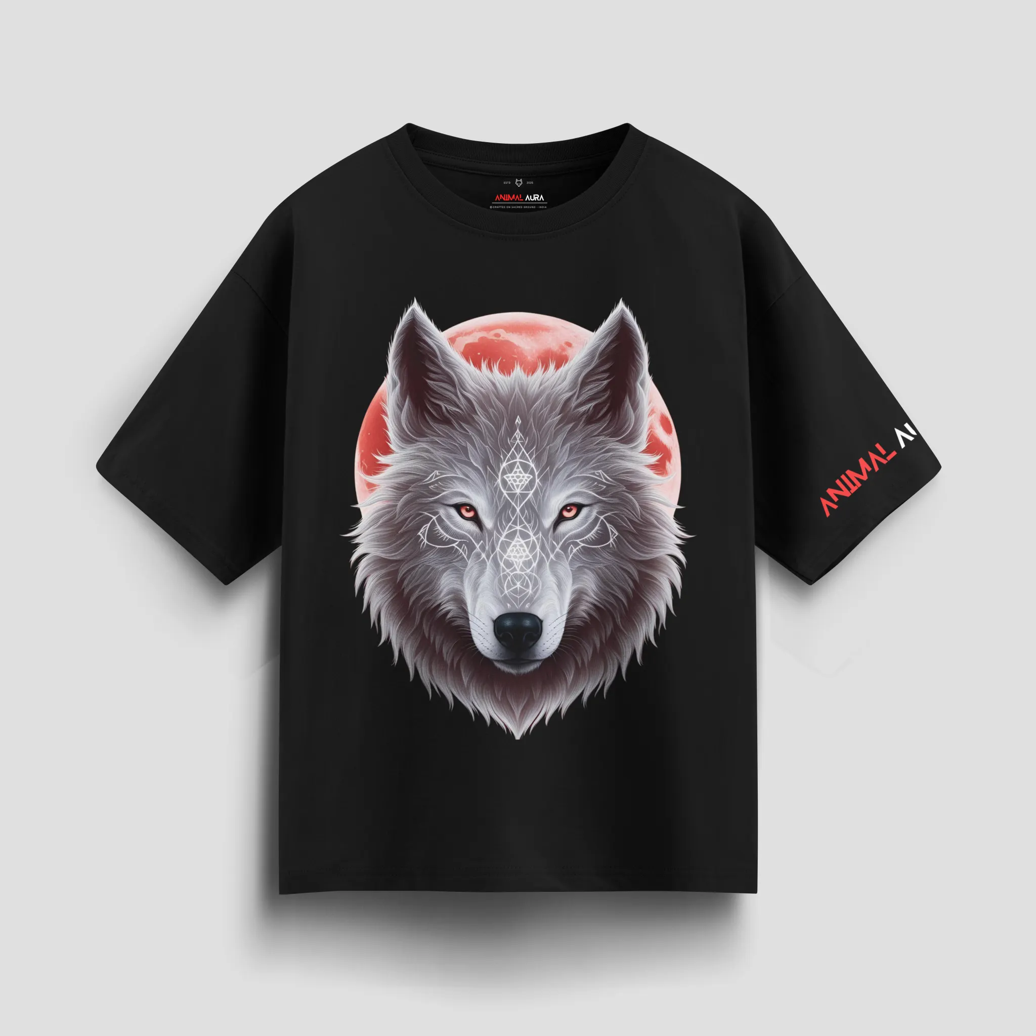 Celestial Wolf Oversized Tee