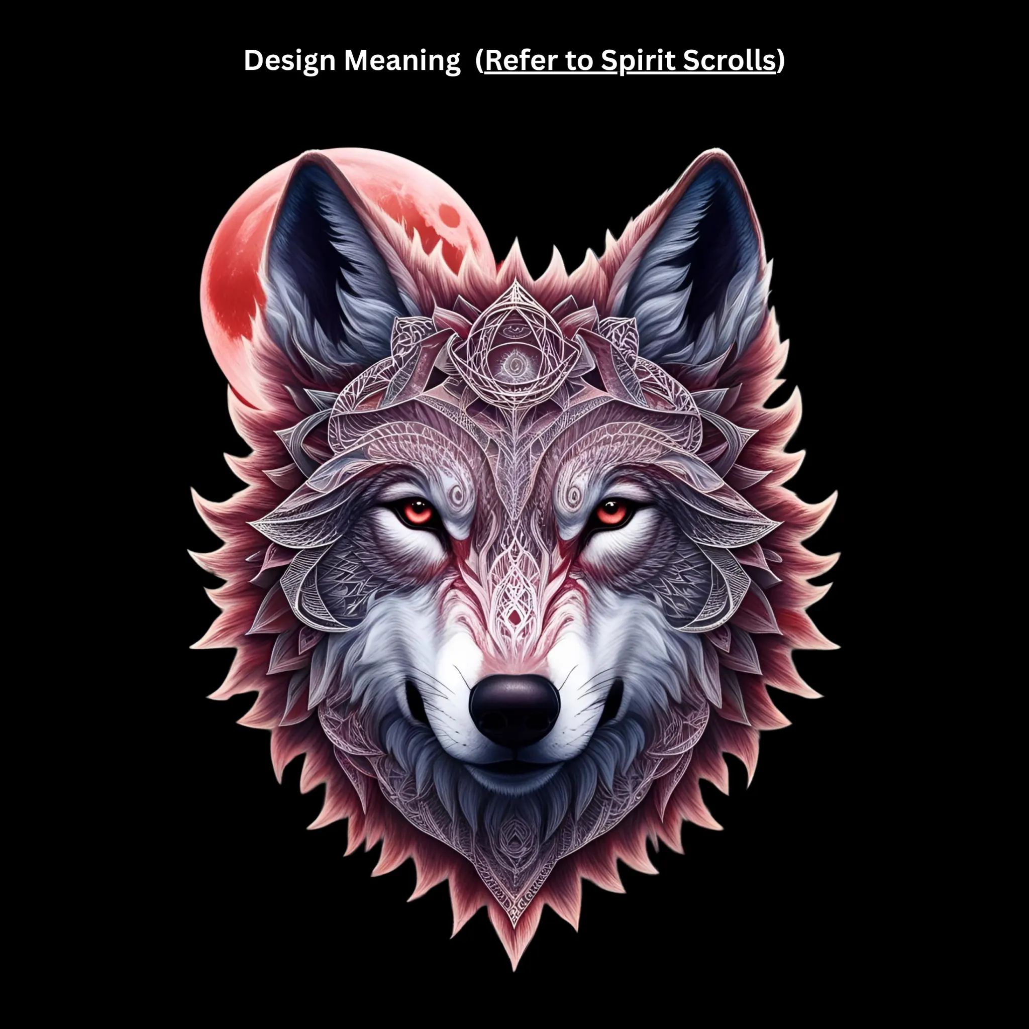 Ethereal Wolf Oversized Tee - Image 4