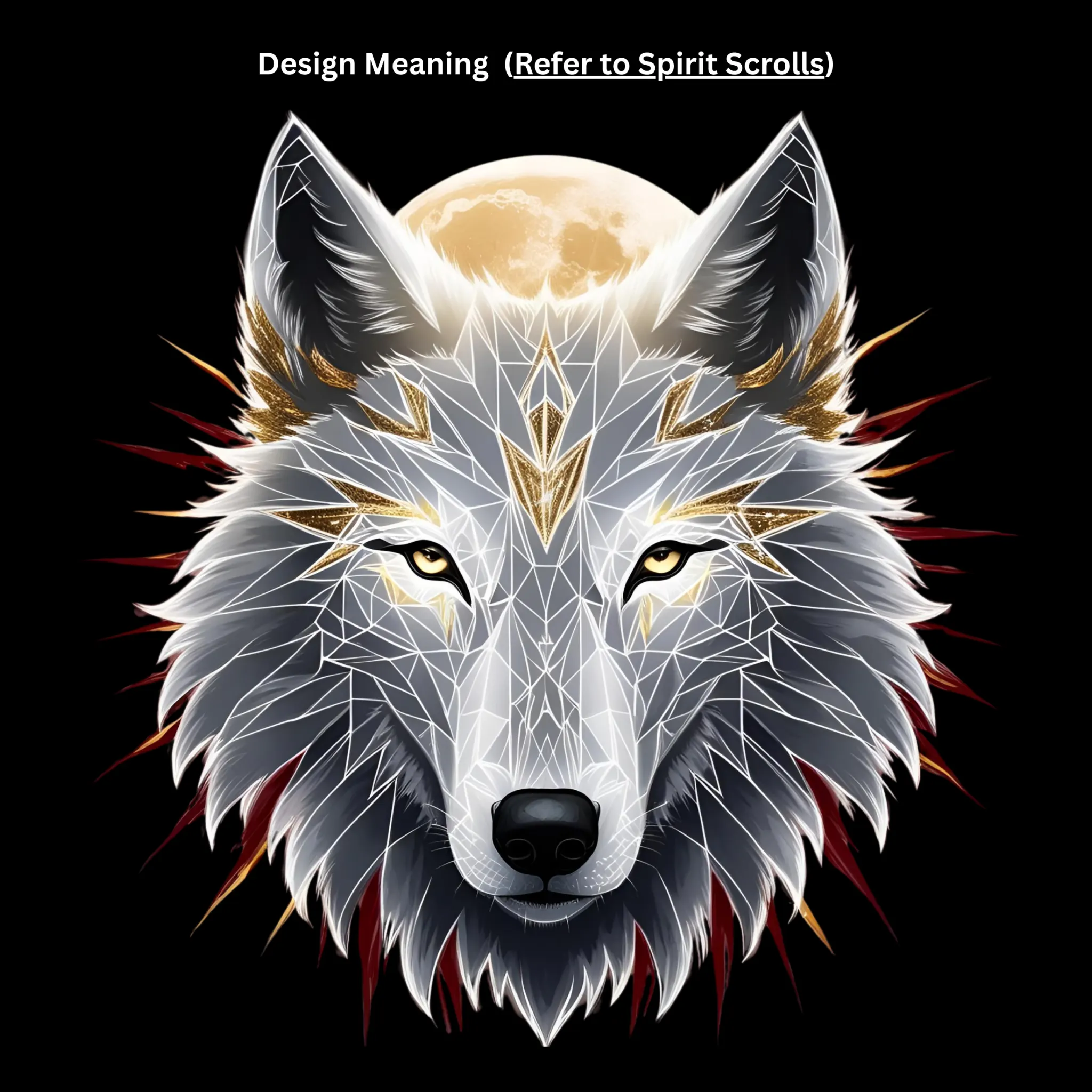 Guardian Wolf Oversized Tee - Image 4